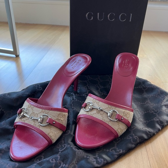 Gucci Heeled Sandals - Size 8 - Picture 1 of 4